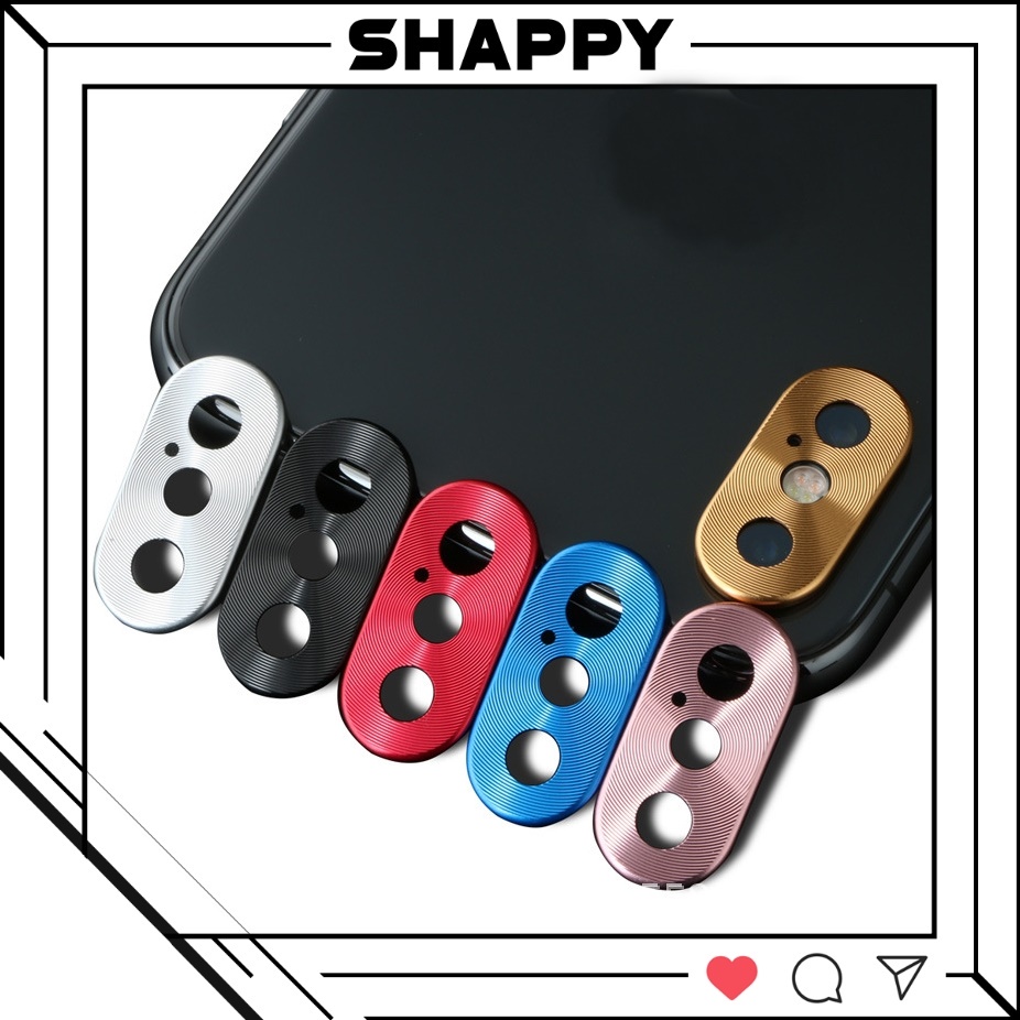 Viền Chụp Nhôm Camera Nguyên Khối IPhone X/XS/XsMax [Shappy Shop]