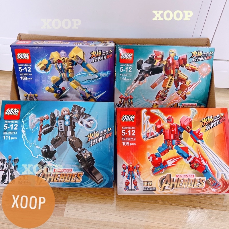 Đồ chơi ! Lego chi tiết nhỏ hoạ tiết siêu nhân
