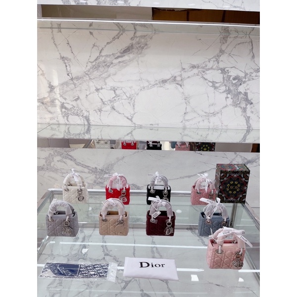 TÚI DIOR MICRO DA BÓNG SIZE BÉ 13CM
