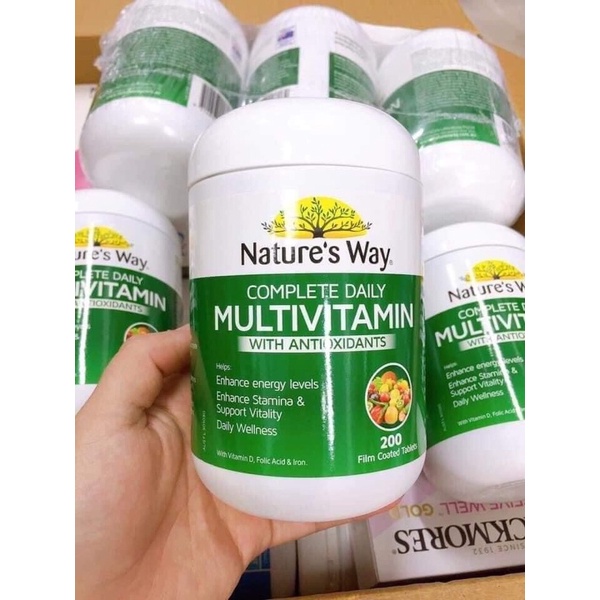 Vitamin Tổng hợp Nature’s Way Complete Daily Multivitamin 200 viên- Úc