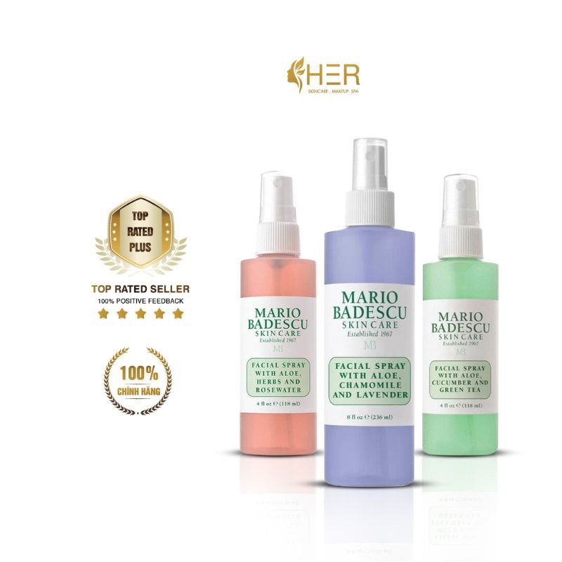 Toner lô hội và thảo mộc Mario Badescu