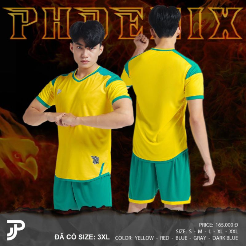 BỘ ĐỒ ĐÁ BANH JUSTPLAY  PHOENIX PHƯỢNG HOÀNG LỬA TUNG CÁNH