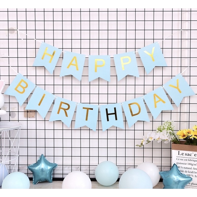 [Mã LIFE1404ALL giảm 10% đơn 50K] Dây chữ Happy birthday