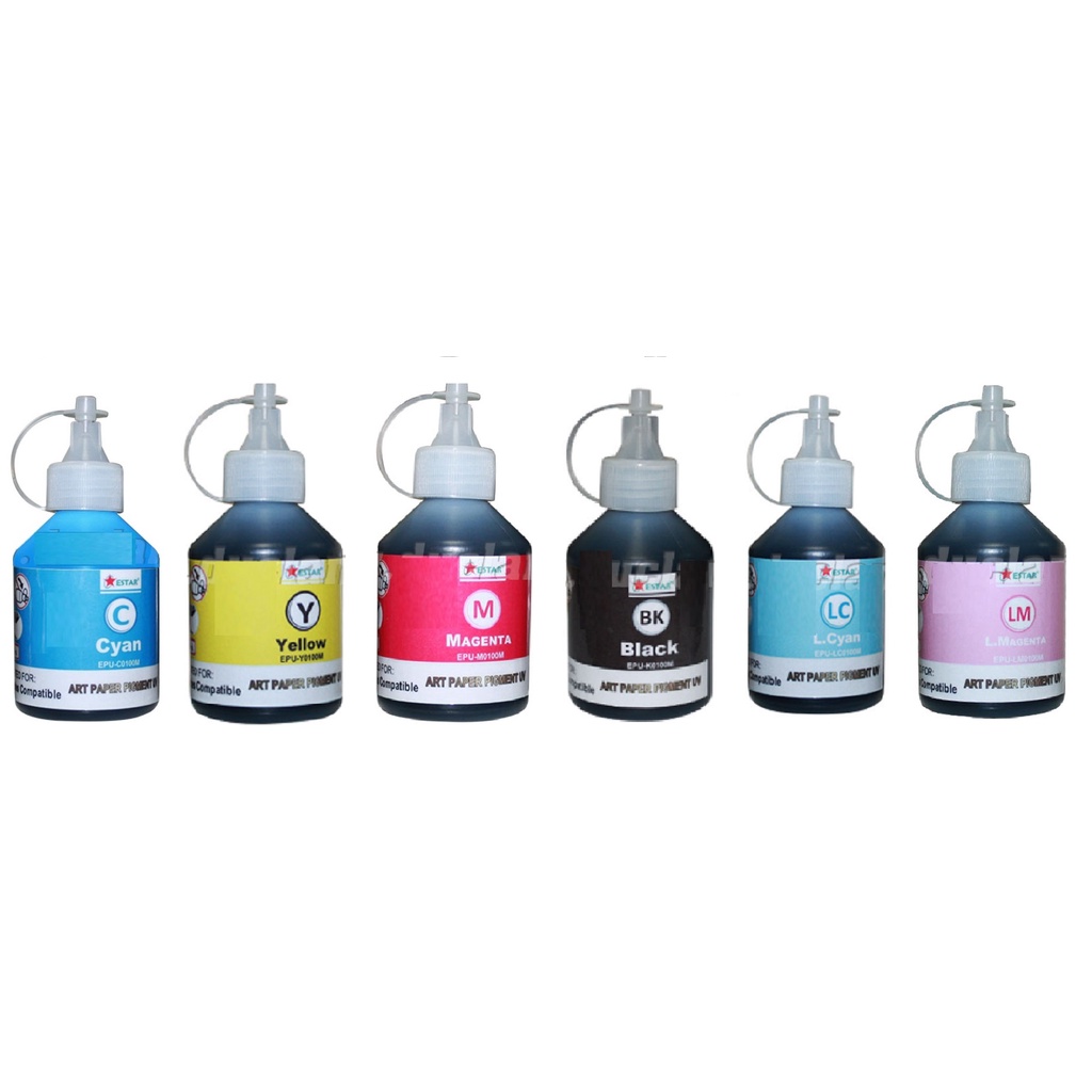 Mực in Pigment UV Epson 6 màu