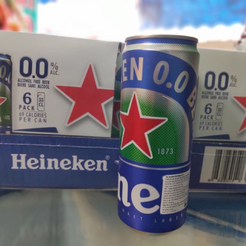Bia Heineken 0 độ cồn (1 lon)