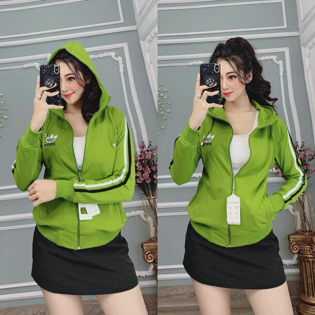 Áo khoát nữ thun da cá thêu hoa sen cho chị đẹp em xinh chuẩn shop thời trang