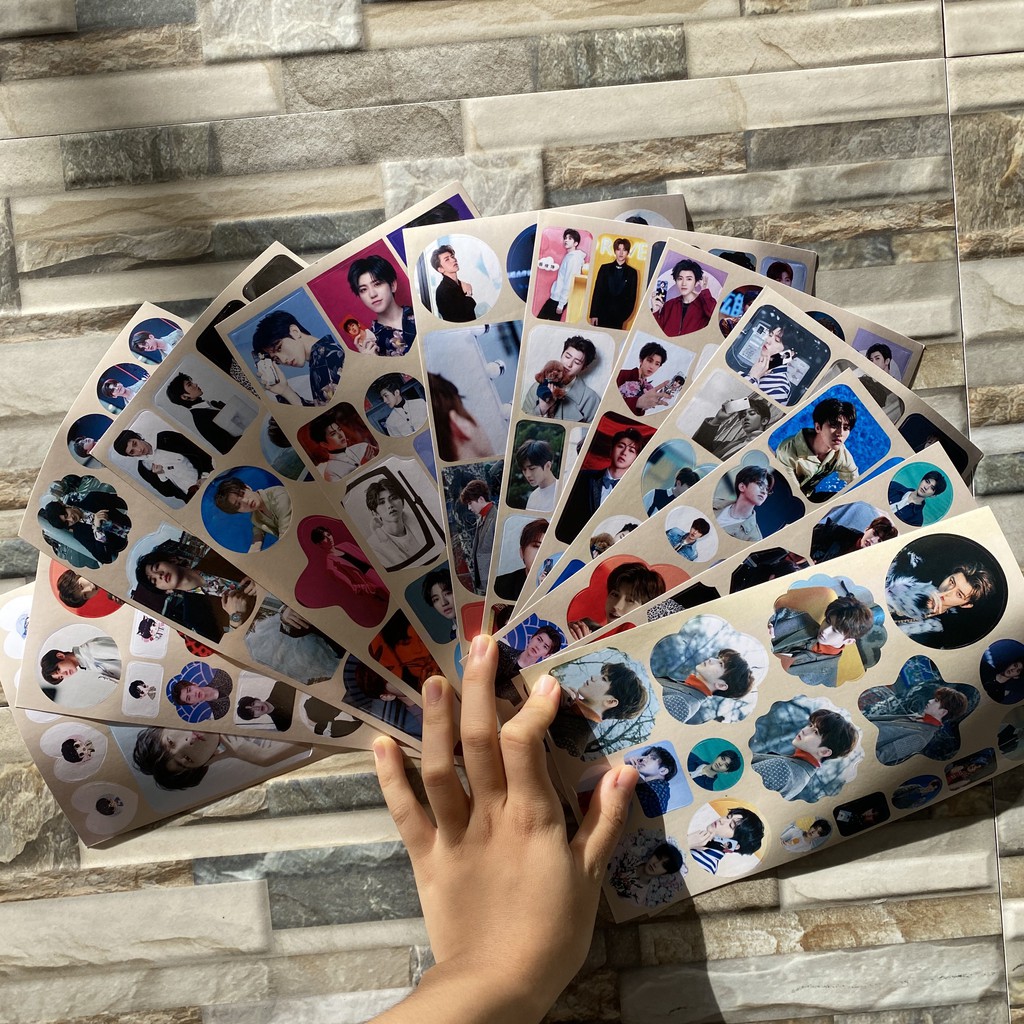 Ảnh dán sticker Thái Từ Khôn in hình idol thần tượng