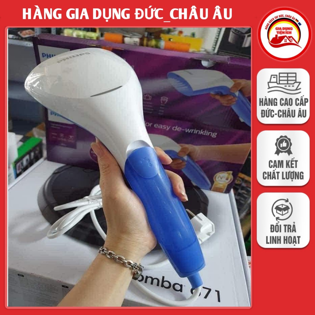 Bàn là ủi hơi nước cầm tay Philips GC300/20 1000W gọn nhẹ - Nhập Đức