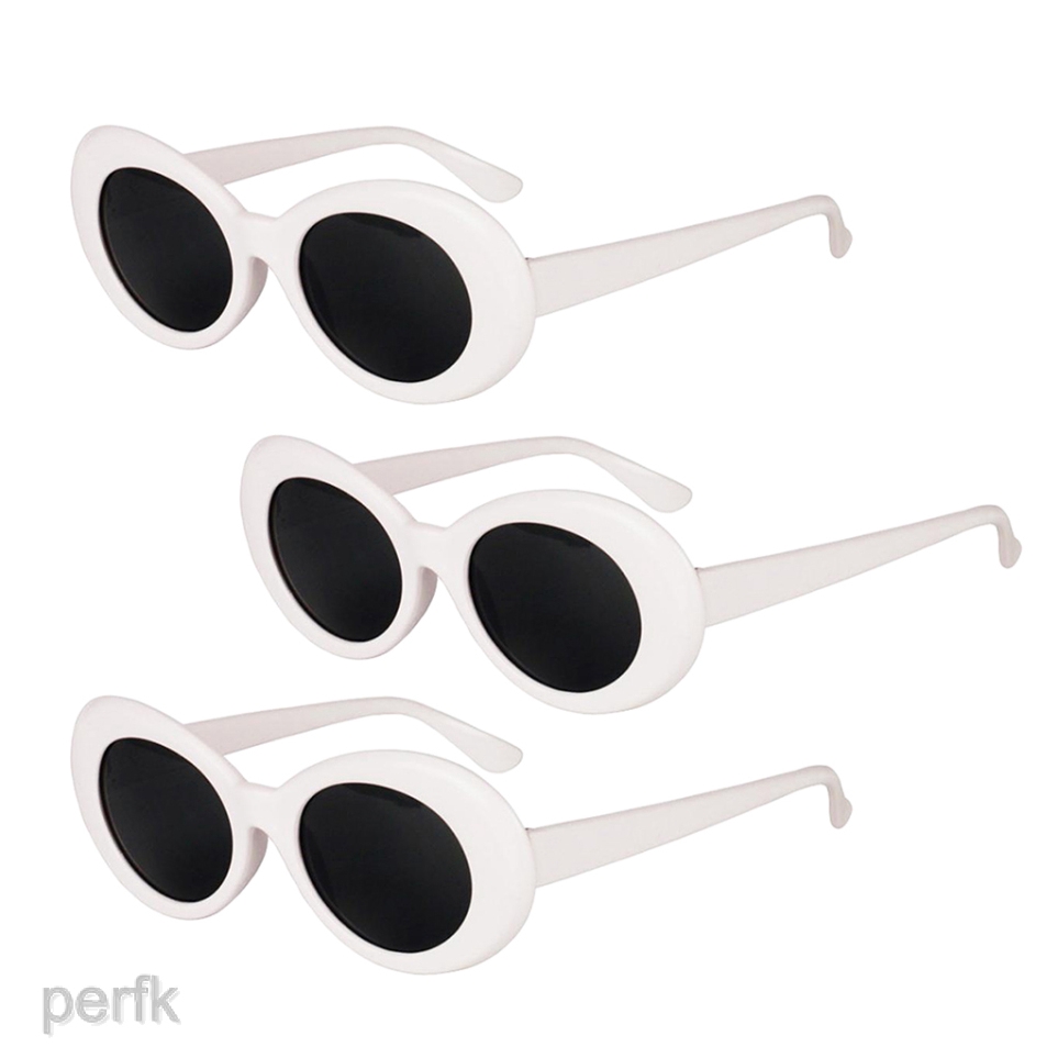 Set 3 Kính Mát Gọng Oval Phong Cách Vintage Thời Trang Cho Nam Nữ