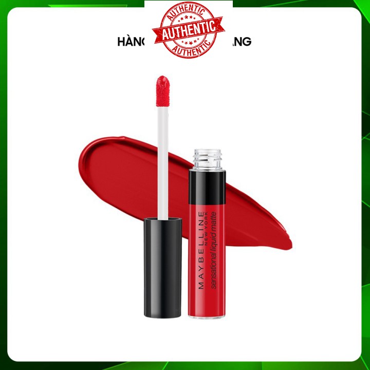 [Mã chiết khấu giảm giá mỹ phẩm chính hãng] Son Môi Lì Nhẹ Môi Maybelline Sensational Liquid Matte Lipstick - 01 To The