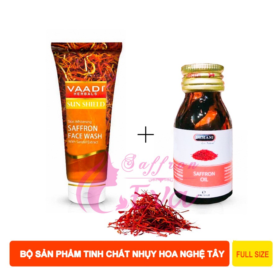 Bộ Sản Phẩm Dành Cho Da Mụn Tinh Chất Nhụy Hoa Nghệ Tây Saffron Iran