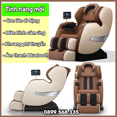 GHẾ MASSAGE TOÀN THÂN CAO CẤP MÀN HÌNH CẢM ỨNG GIẢ RẺ