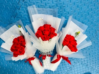 Bó Hoa Hồng Sáp Thơm 20 bông ( ảnh thật )