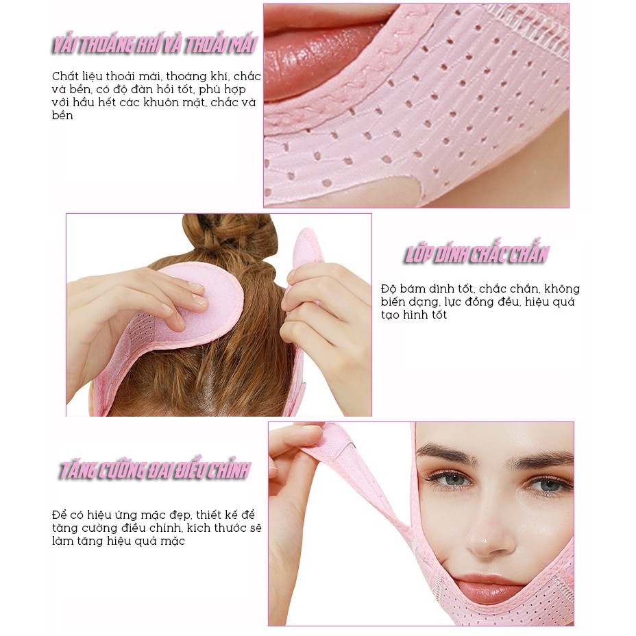 Đai Điều Chỉnh Nâng Cơ Thon Gọn Mặt V-line Mask Cao Cấp Hangnoidiagiare88