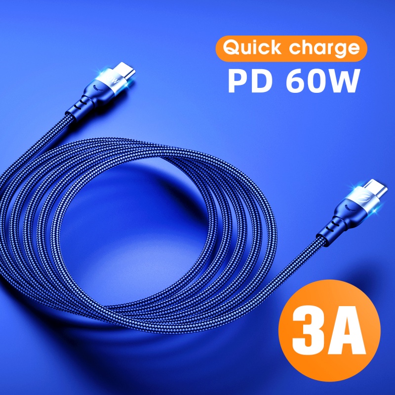 HdoorLink Cáp sạc nhanh PD 60W 480Mbps loại C dành cho Xiaomi Samsung Galaxy