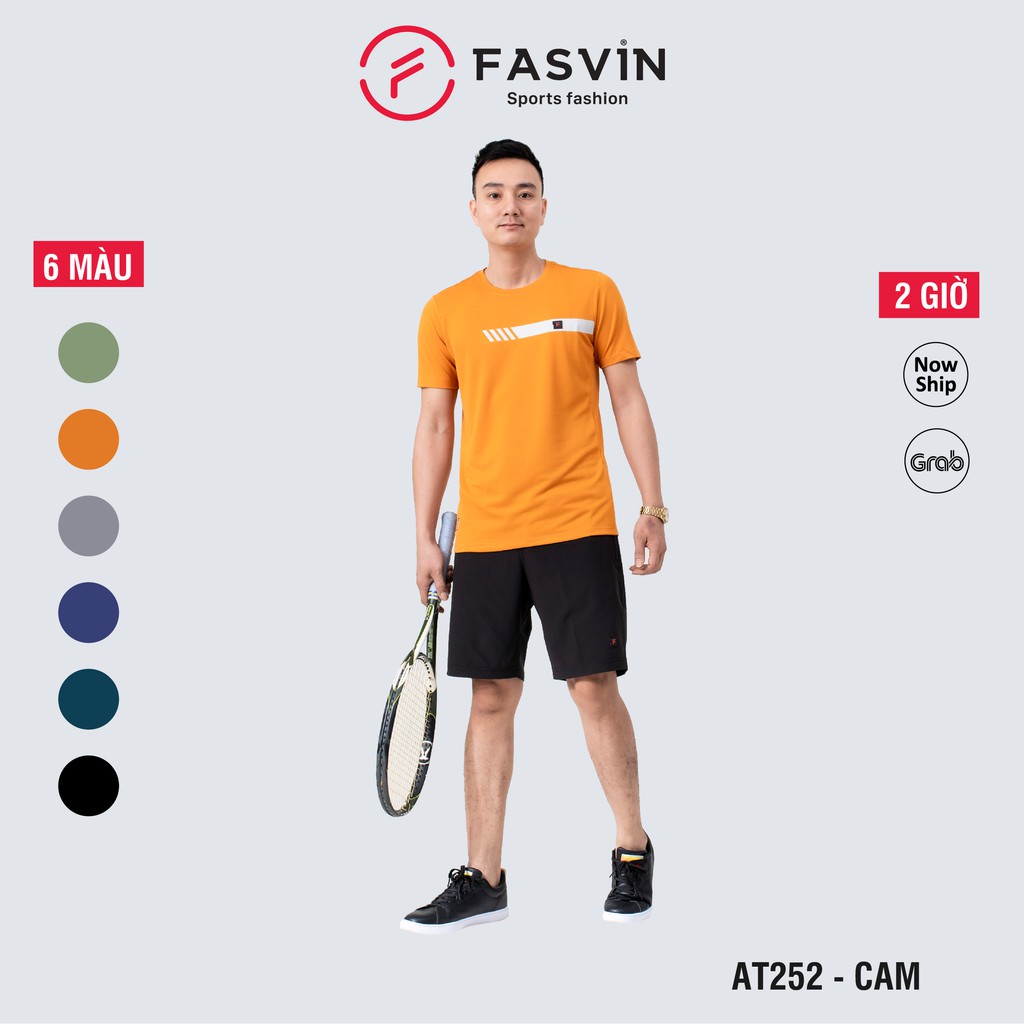 Bộ thể thao nam cộc tay co giãn Fasvin AT20252.HN