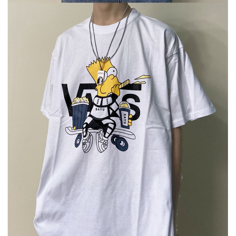 Áo thun tay lỡ Unisex, áo phông form rộng M224 LK SHOP