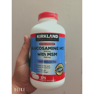 viên uống hỗ trợ xương khớp glucosamine kirland 375 viên của mỹ