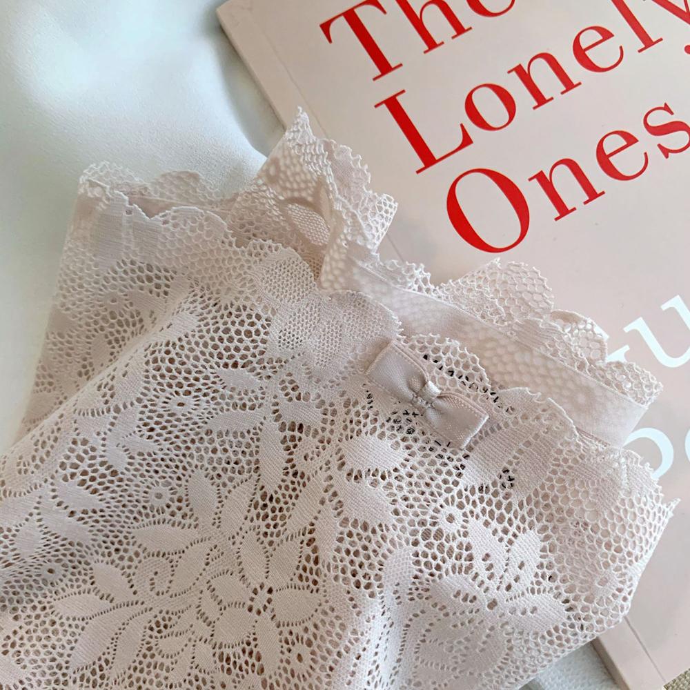 OCEANMAP Quần Lót Ren Hoa Màu Sắc Thanh Lịch