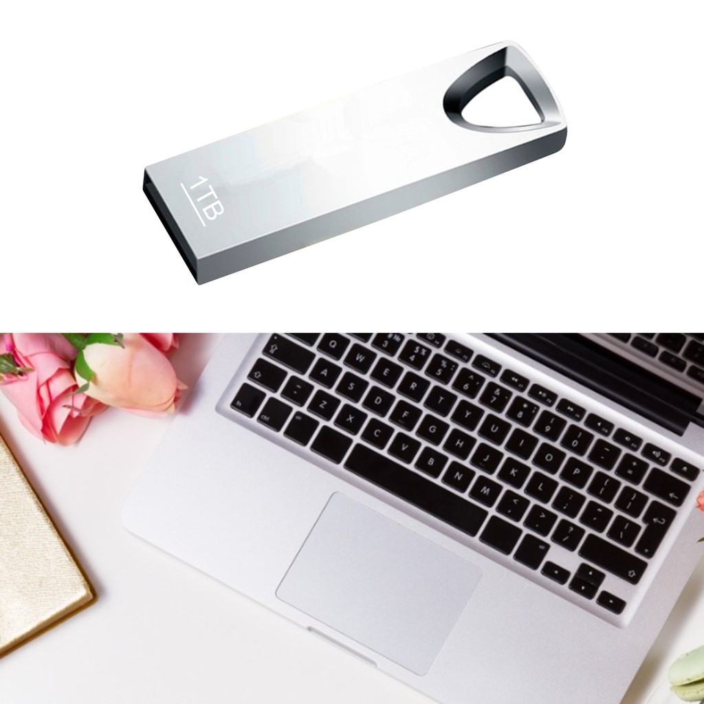 1 / 2TB USB 3.0 Kim loại tốc độ cao ổ đĩa flash U Disk Pendrive cho máy tính xách tay tiện dụng