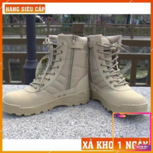 [FreeShip – Xả Kho 1 Ngày] Giày Quân Đội Lính Mỹ Giá Rẻ - Giày Boot Nam Chiến Thuật  -V1