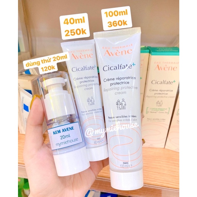 KEM DƯỠNG AVENE Cicalfate cream - Dưỡng ẩm , giảm mụn , mờ thâm , phục hồi da