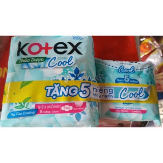 BVS Kotex COOL 8 miếng tặng 5 miếng HN