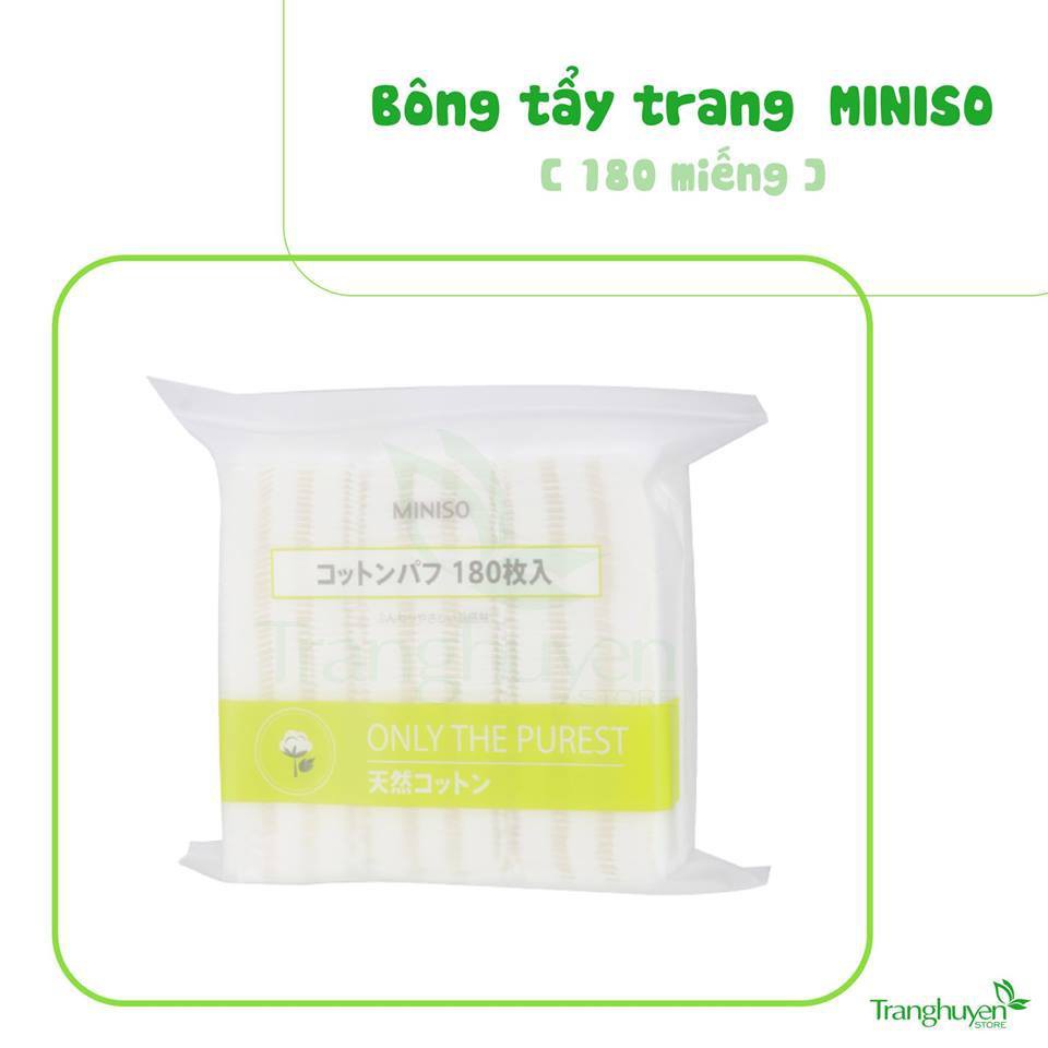 Bông tẩy trang Miniso