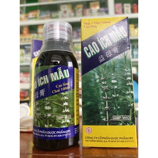 Cao Ích Mẫu opc ( chai 180ml Cao lỏng ) Công ty cổ phần dược opc
