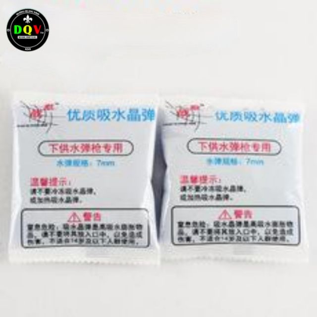 Gói nhỏ 40g HẠT NỞ 7mm 8mm slime cho hoạt động dã ngoại