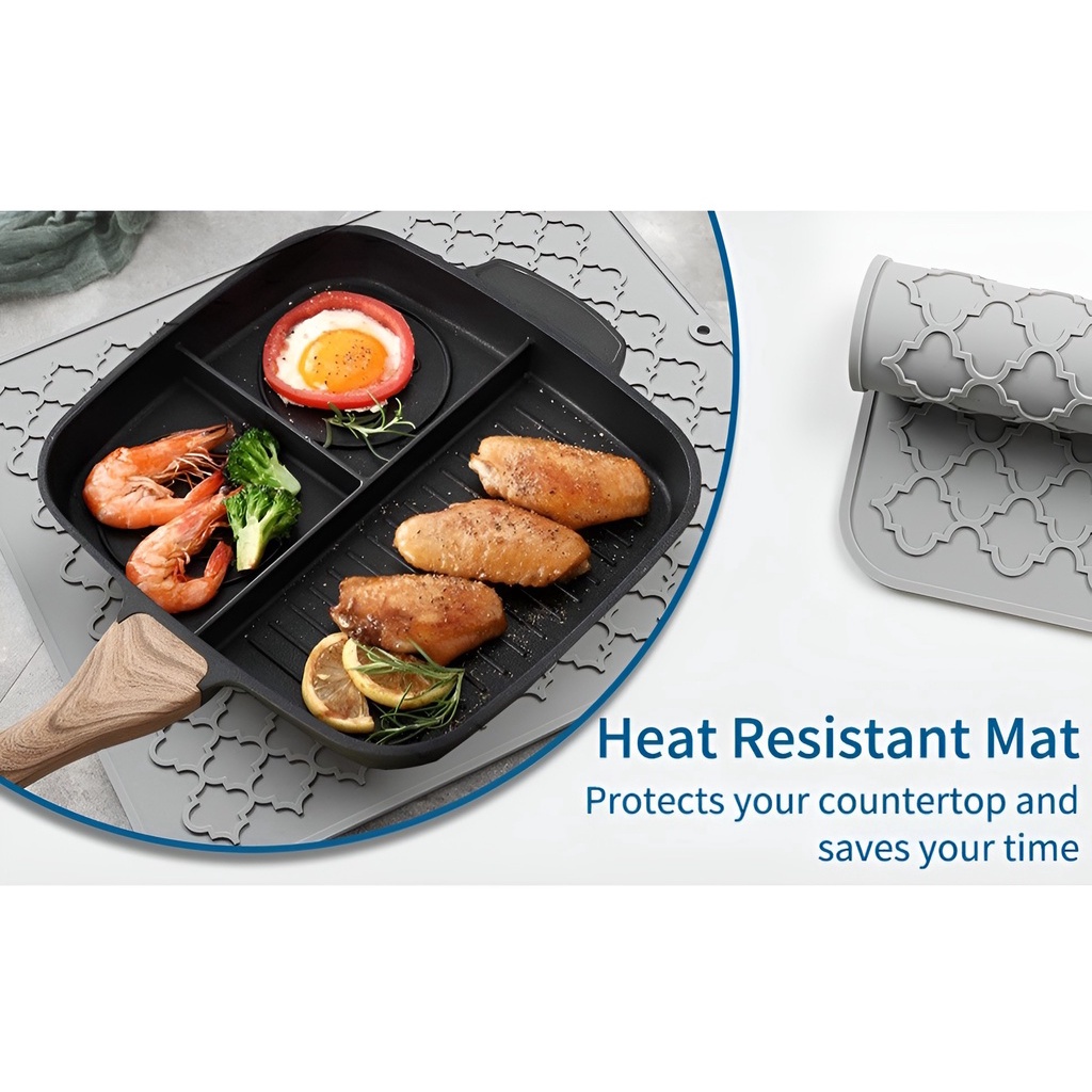 A-LIFE Thảm Phơi Khô Bát Đĩa Chịu Nhiệt Cho Nhà Bếp