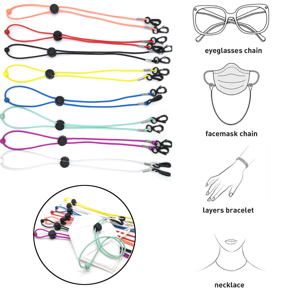 (Hàng Mới Về) Dây Đeo Khẩu Trang Chống Trượt Có Thể Điều Chỉnh Tiện Dụng