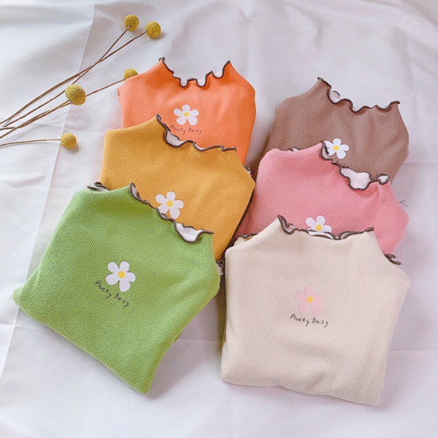 ÁO HOA DAISY LEN TĂM DỄ THƯƠNG CHO BÉ gái 8-18kg