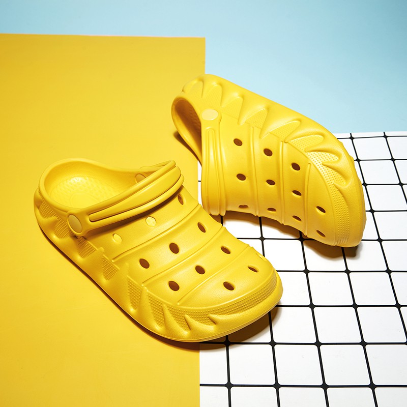 Giày Sandal Nhựa Đế Bằng Chống Trượt Chống Thấm Nước Thời Trang Mùa Hè 2020