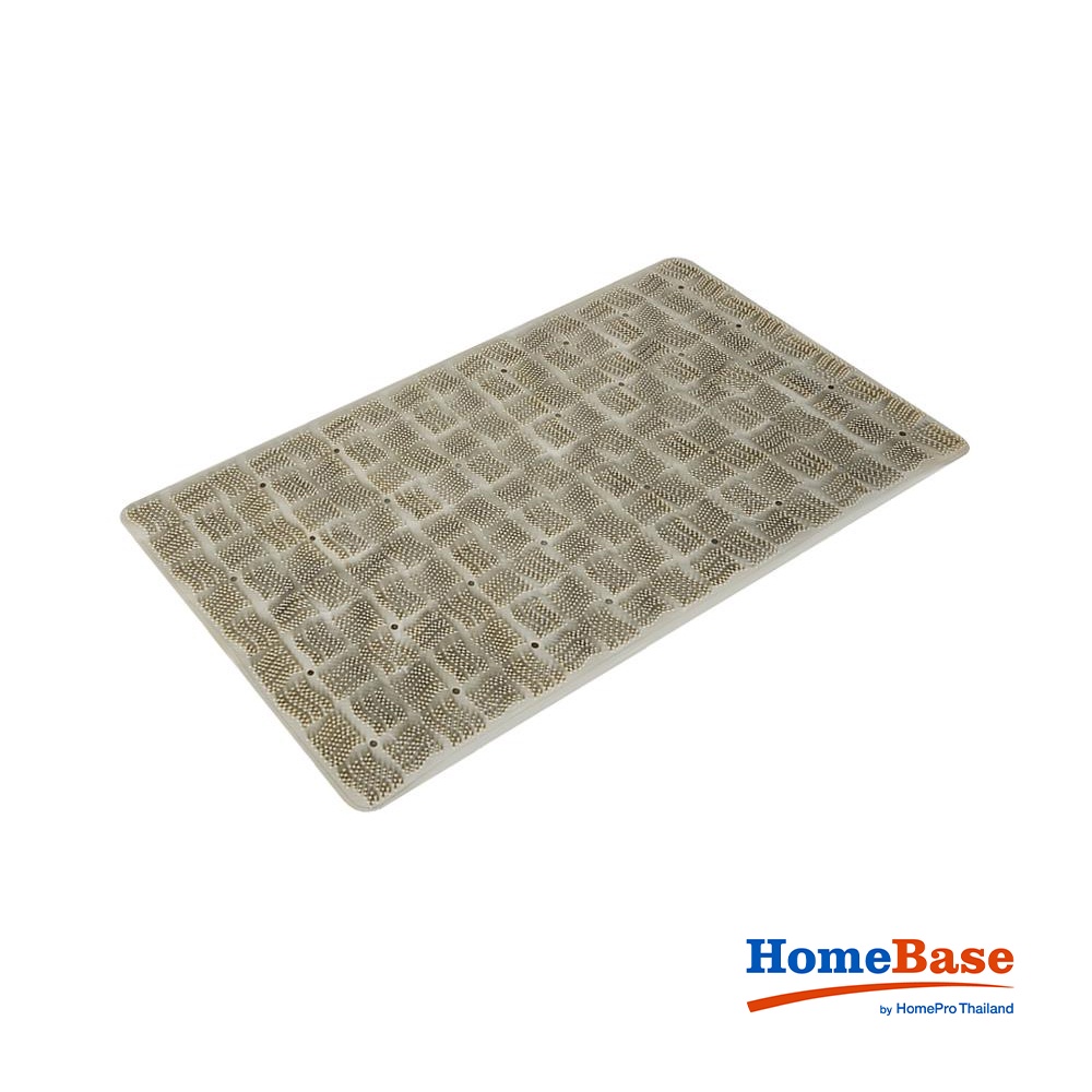 HomeBase MOYA Thảm trang trí nhà tắm PVC YS6736 W67.5xD0.1xH35.5 Cm màu kem