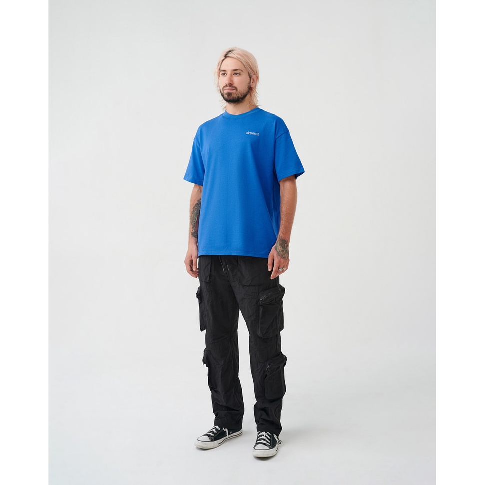 Áo Thun oversized  DreamZ SIGNATURE LOGO - COBALT BLUE