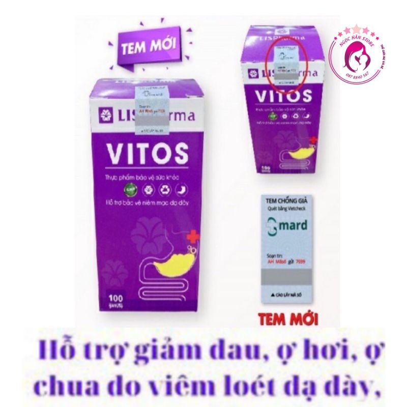 Vitos - trào ngược, viêm lót dạ dày