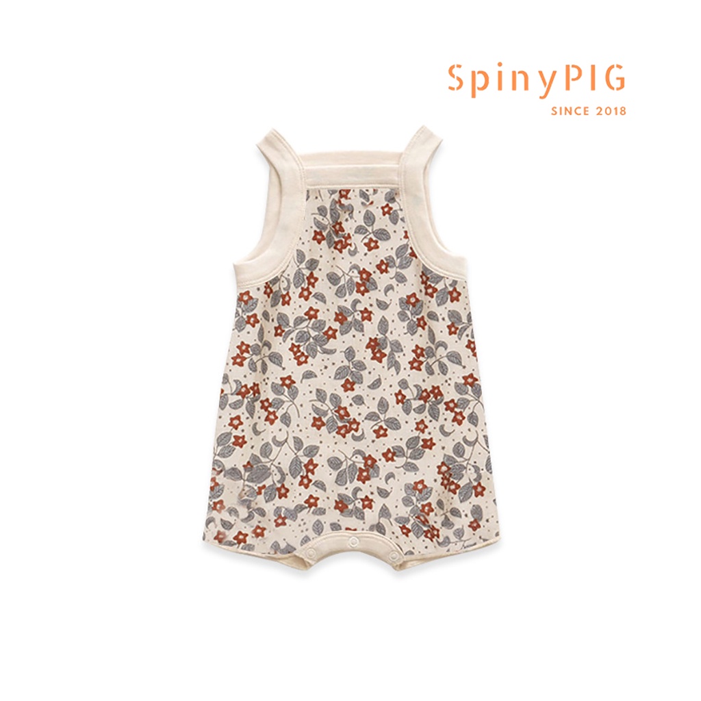 Bộ body 2 dây cho bé 0-2 tuổi style Hàn Quốc chất liệu cotton hoạ tiết hoa bi cực xinh