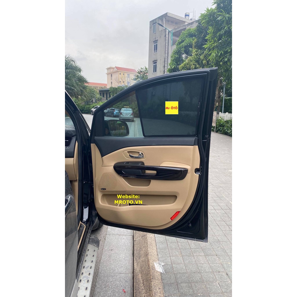 Rèm Che Nắng Xe Kia Sedona Loại 1 Mr.OTO. Bảo Hành 24 tháng. Cam Kết Chuẩn Khít Theo Xe