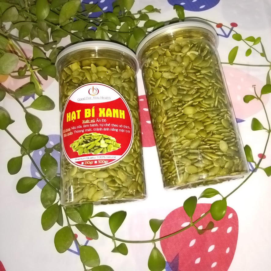 500GR Nhân Hạt Bí Xanh Ấn Độ Rang chín: Thơm ngon, Bùi, Vị Ngọt Tự Nhiên
