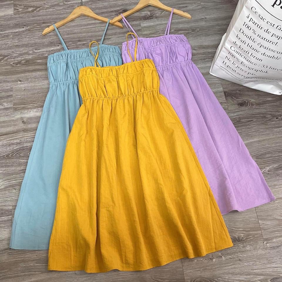 Đầm 2 Dây Chun Ngực TopStyle