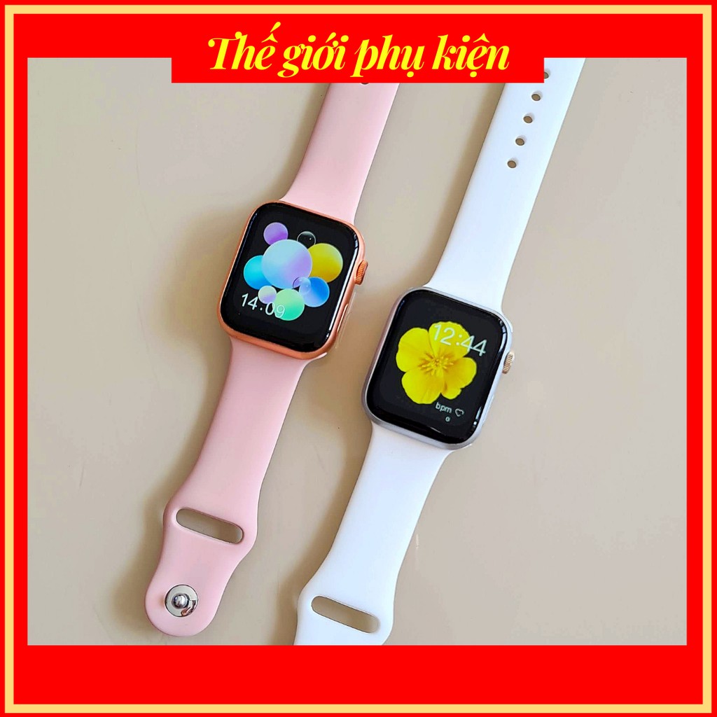 Đồng hồ thông minh 💖 FREESHIP 💖 Smart Watch dong ho thong minh thay ảnh nền cá nhân, nghe gọi 2 chiều, núm xoay