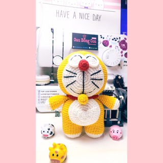 Doraemon bằng len handmade - Doremi - Gấu bông len - quà cho bé