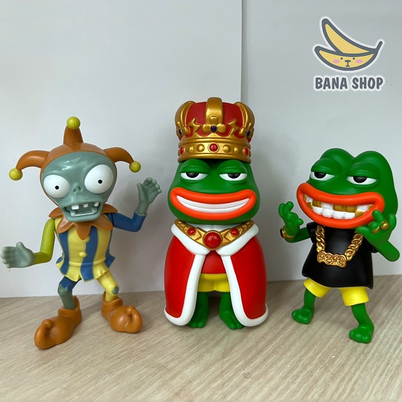 Mô hình figure sưu tầm ếch xanh Pepe sad frog siêu bựa cho vozer