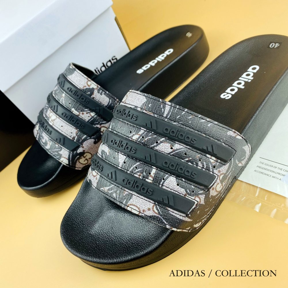 Dép Nam ADIDASS DS 110  Mẫu Mới - Dép Nam Quai Ngang Form Dáng Thể Thao Full Box