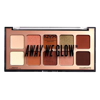 Bảng Phấn Mắt- Nyx Away We Glow Shadow Palette 10g