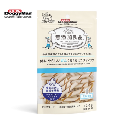 DOGGYMAN Snack hình que mini hương sữa cho chó không sử dụng chất bảo quản