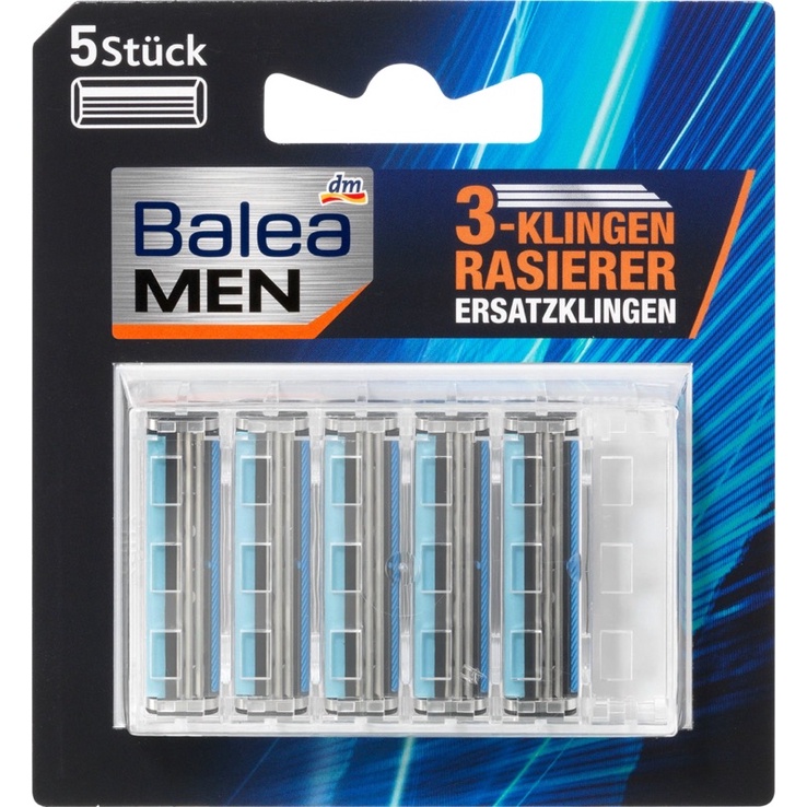 Dao cạo râu Balea Men chuẩn Đức, lưỡi dao được tinh chế đảm bảo cạo sát và thoải mái, Cam kết hàng chuẩn