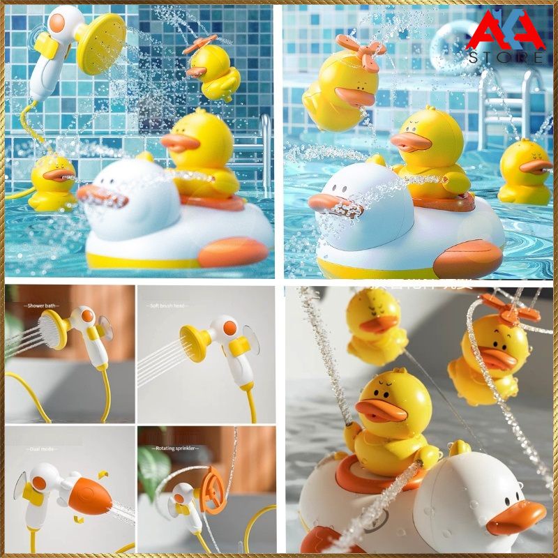 Vịt thả bồn tắm - Đồ chơi nhà tắm cho bé, chất liệu nhựa nguyên sinh ABS cao cấp AKA Store