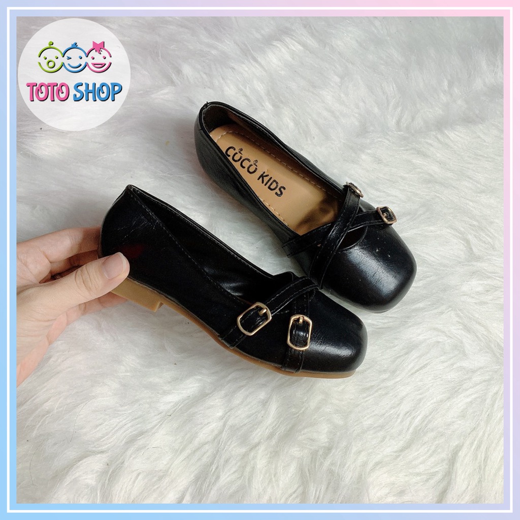 Dép quai hậu giày búp bê đính nơ cho bé gái từ 3 đến 6 tuổi